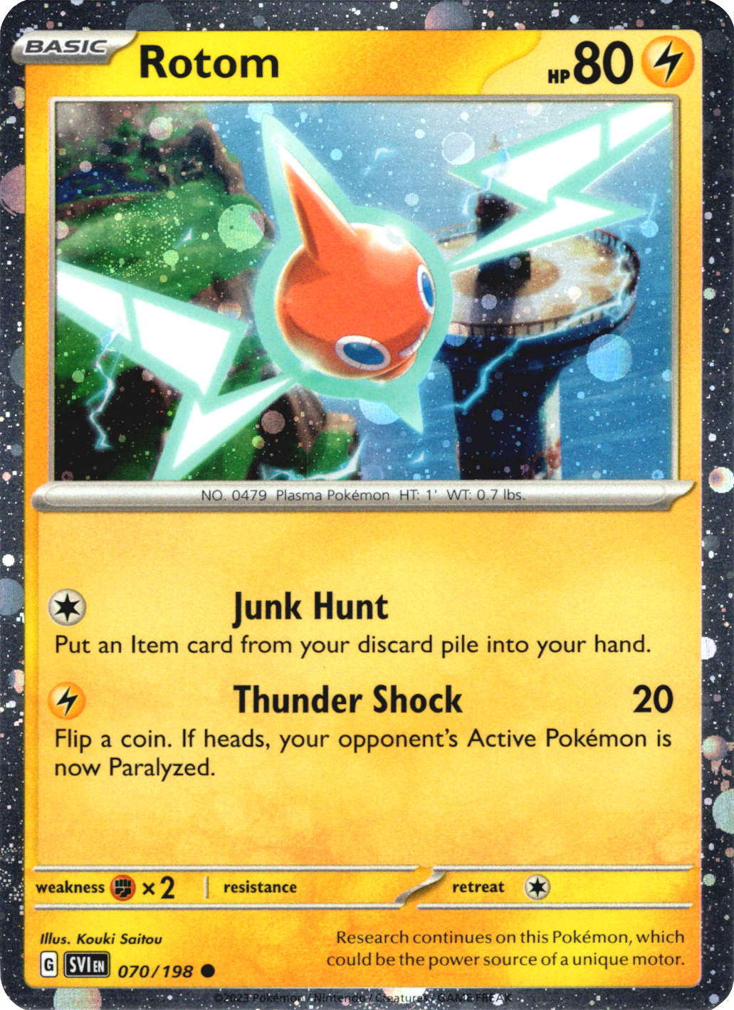 Rotom 070/198 - Holofoil Miscellaneous Cards & Products - Promo