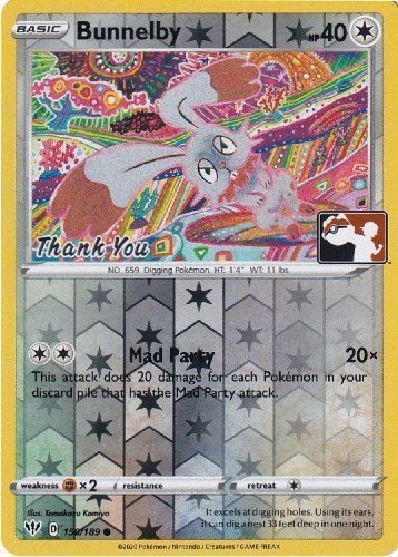 Bunnelby 150/189 - Reverse Holofoil Miscellaneous Cards & Products - Promo