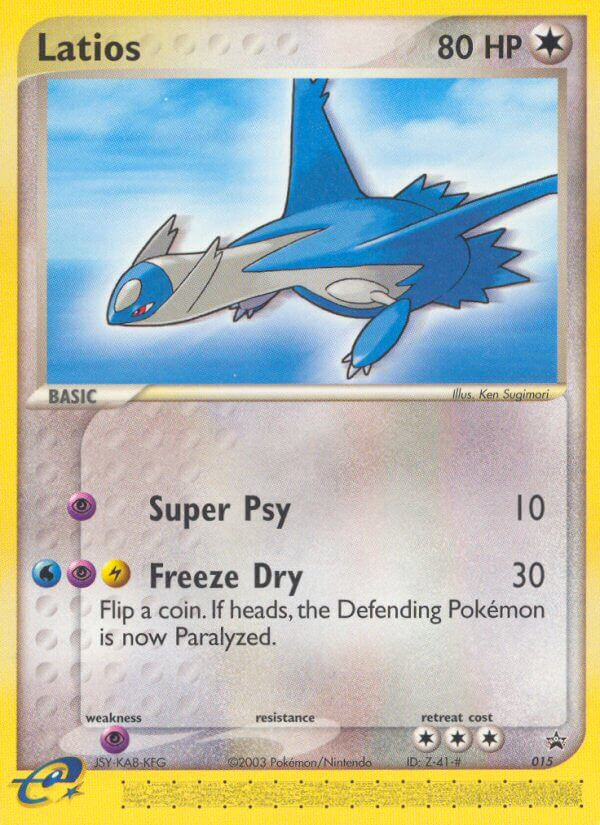 Latios - 015 (Pokemon Heroes: Latios & Latias DVD Release) Nintendo Promos - Promo