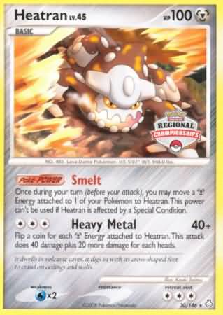 Heatran - 30/146 (Regional Championships)/146 League & Championship Cards - Promo