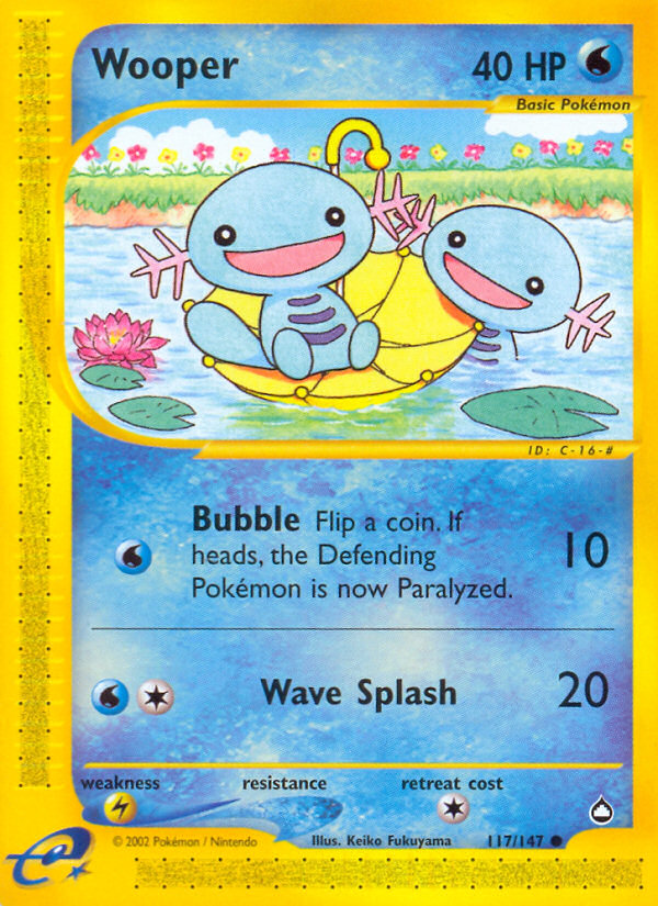Wooper (117) 117 Aquapolis - Common
