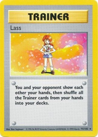 Lass 075 - Unlimited Base Set Shadowless - Rare