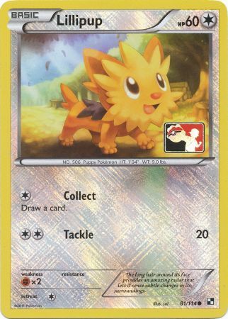 Lillipup 081/114 - Reverse Holofoil League & Championship Cards - Promo