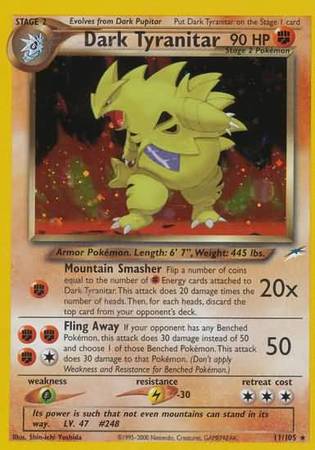 Dark Tyranitar Neo Destiny - Holo Rare