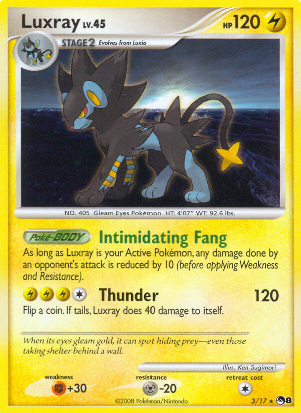 Luxray POP Series 8 - Rare