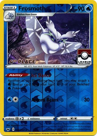 Frosmoth 064/202 - Reverse Holofoil League & Championship Cards - Promo