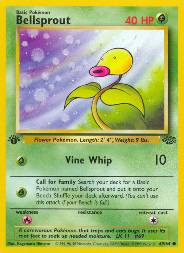Bellsprout 049/64 - 1st Edition Jungle - Common