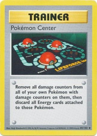 Pokemon Center 085 - Unlimited Base Set Shadowless - Uncommon
