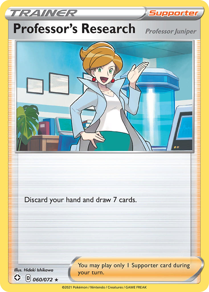 Professor's Research 060/072 - Holofoil Deck Exclusives - Holo Rare