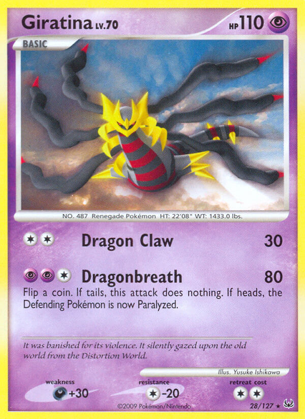 Giratina Lv. 70 - 28/127 (DPPt Platinum)/127 - Holofoil Deck Exclusives - Holo Rare