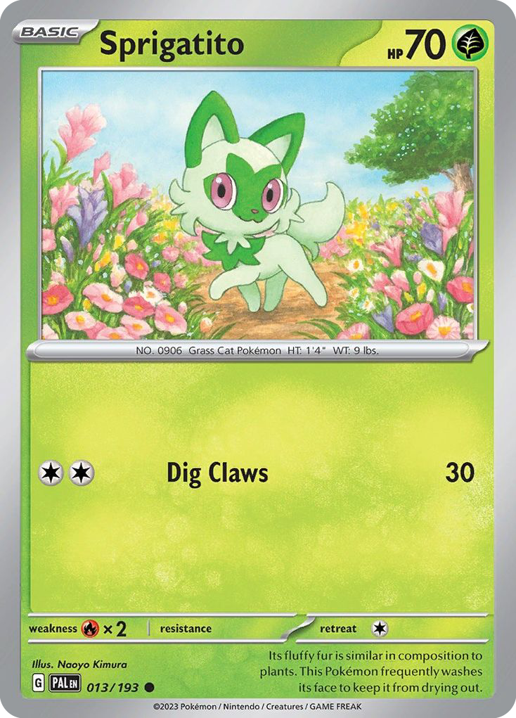 Sprigatito 013/193 - Holofoil Miscellaneous Cards & Products - Common