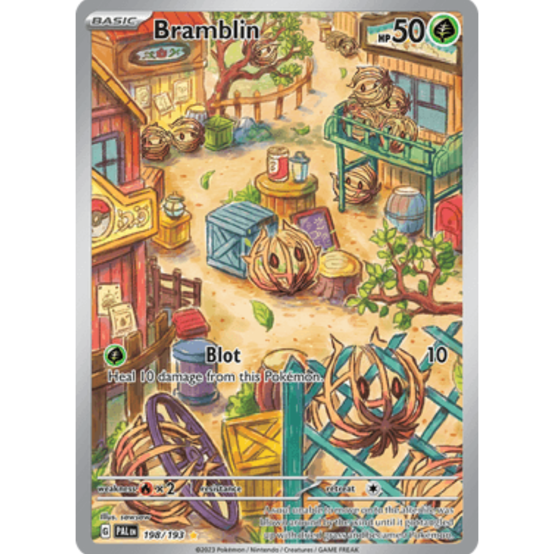 Bramblin 198/193 - Holofoil SV02 Paldea Evolved - Illustration Rare
