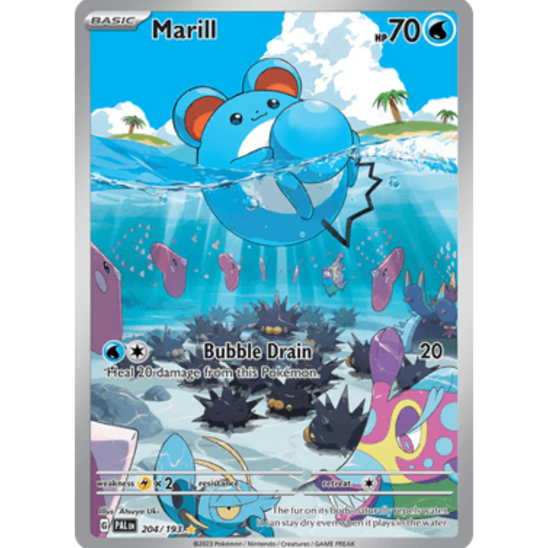 Marill 204/193 - Holofoil SV02 Paldea Evolved - Illustration Rare