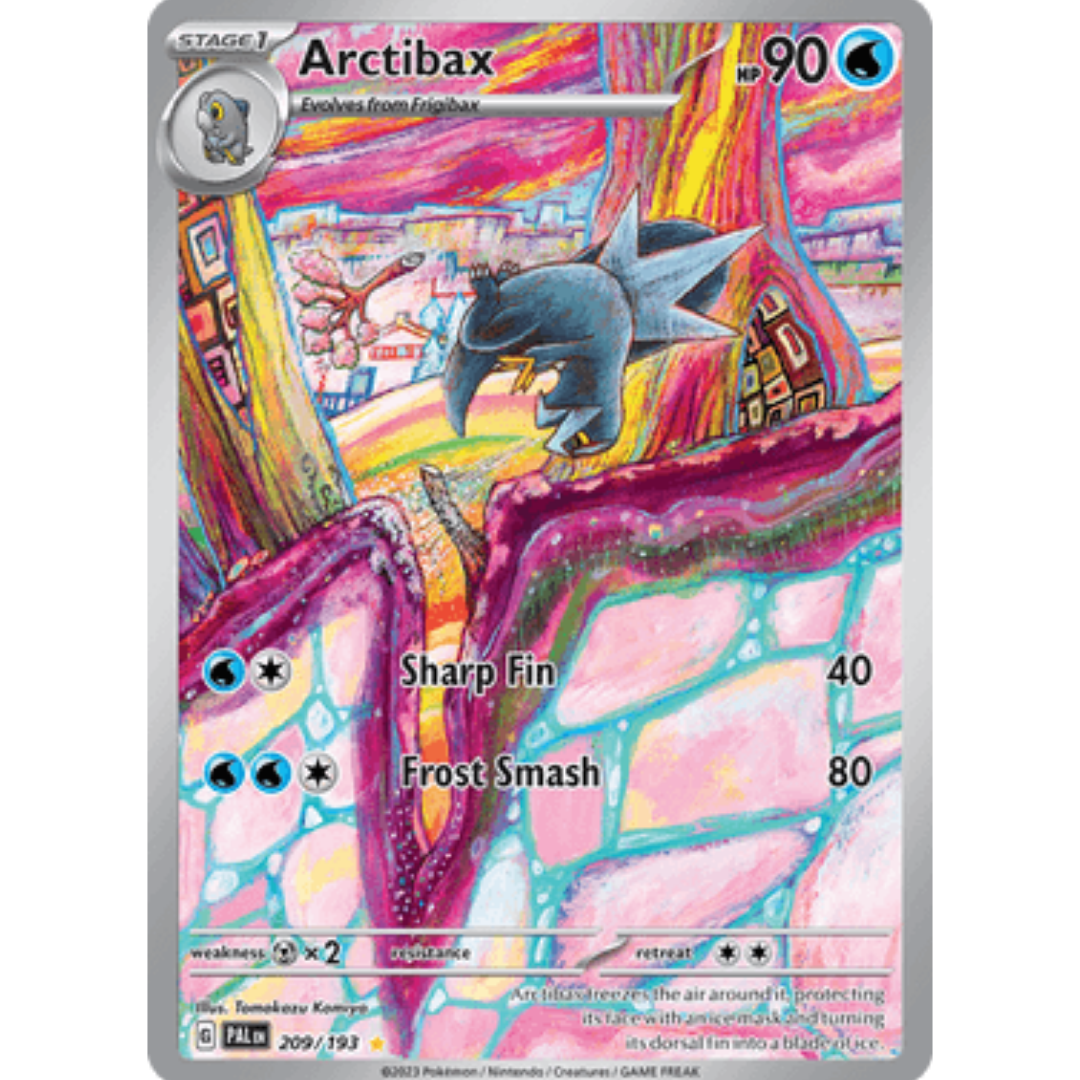 Arctibax 209/193 - Holofoil SV02 Paldea Evolved - Illustration Rare