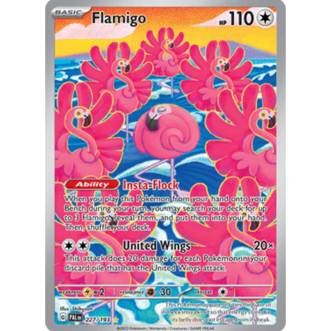 Flamigo 227/193 - Holofoil SV02 Paldea Evolved - Illustration Rare