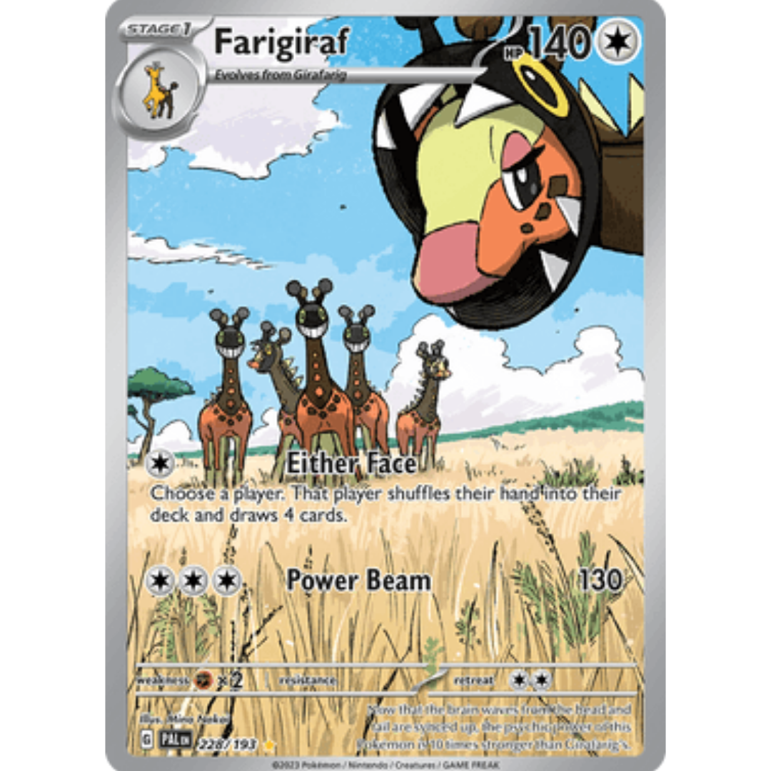 Farigiraf 228/193 - Holofoil SV02 Paldea Evolved - Illustration Rare