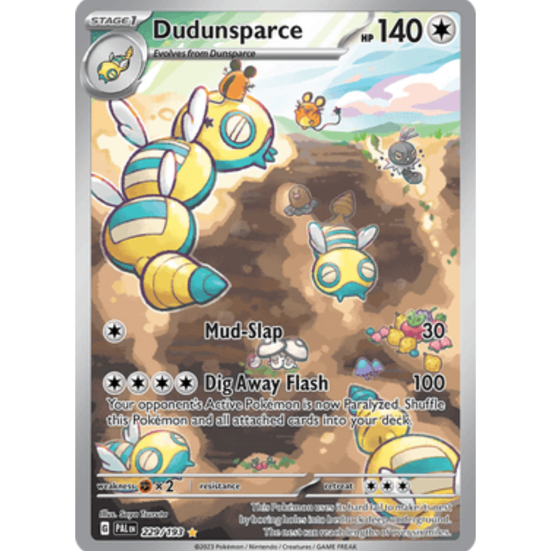 Dudunsparce 229/193 - Holofoil SV02 Paldea Evolved - Illustration Rare