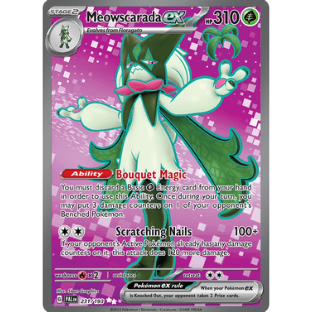 Meowscarada ex 231/193 - Holofoil SV02 Paldea Evolved - Ultra Rare