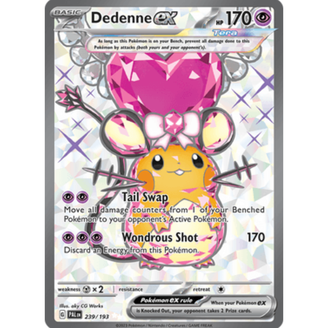Dedenne ex 239/193 - Holofoil SV02 Paldea Evolved - Ultra Rare