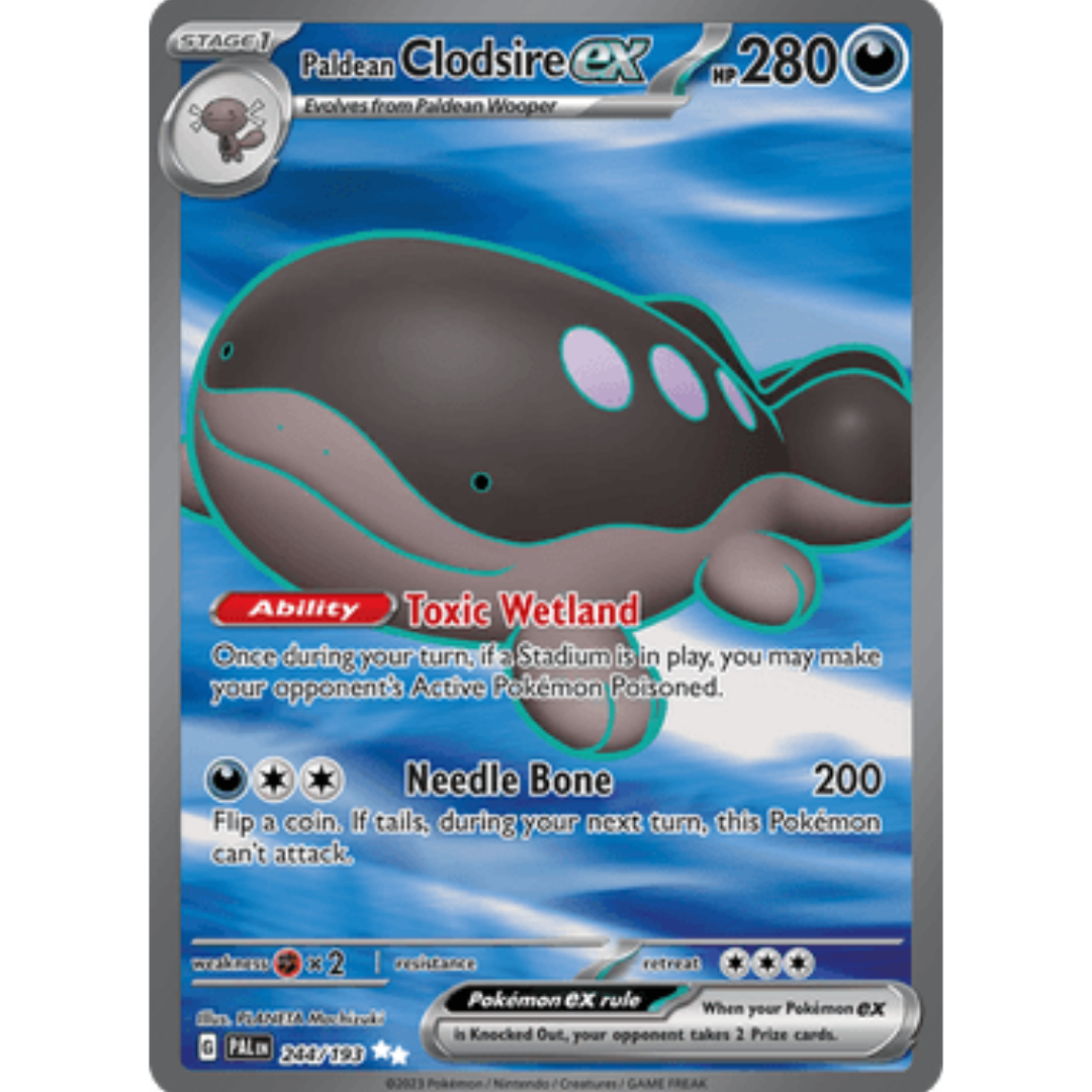 Paldean Clodsire ex 244/193 - Holofoil SV02 Paldea Evolved - Ultra Rare