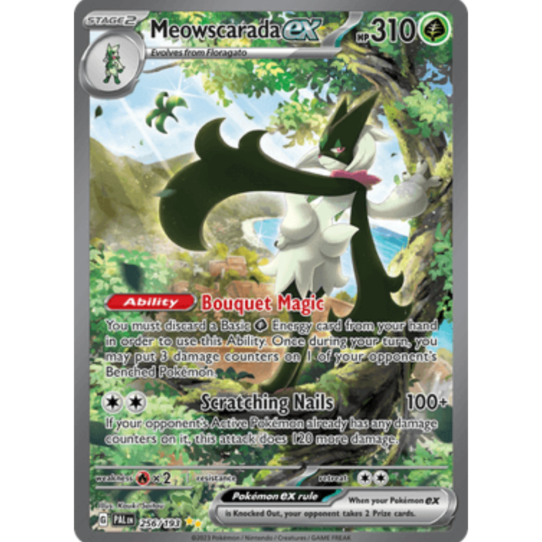 Meowscarada ex 256/193 - Holofoil SV02 Paldea Evolved - Special Illustration Rare
