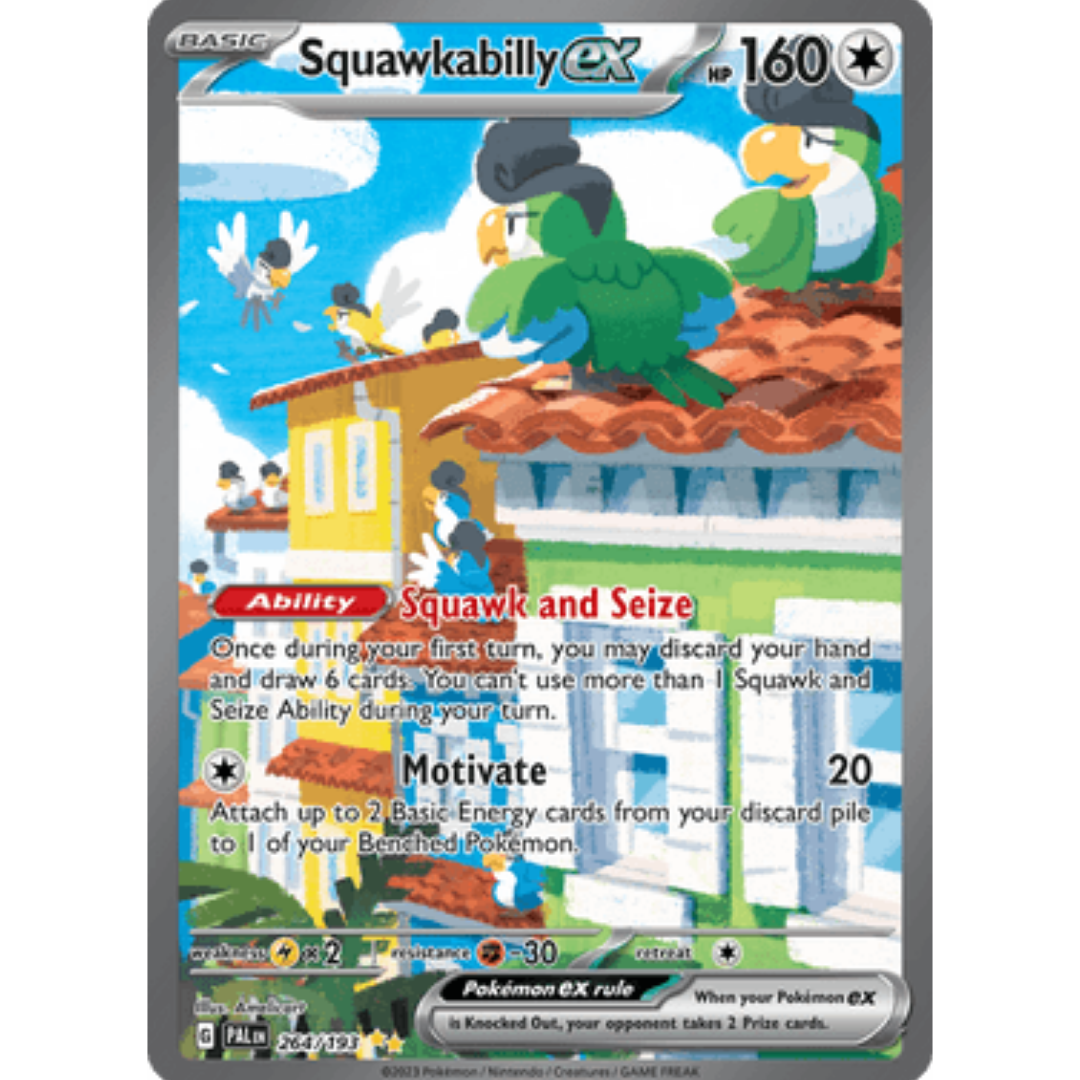 Squawkabilly ex 264/193 - Holofoil SV02 Paldea Evolved - Special Illustration Rare