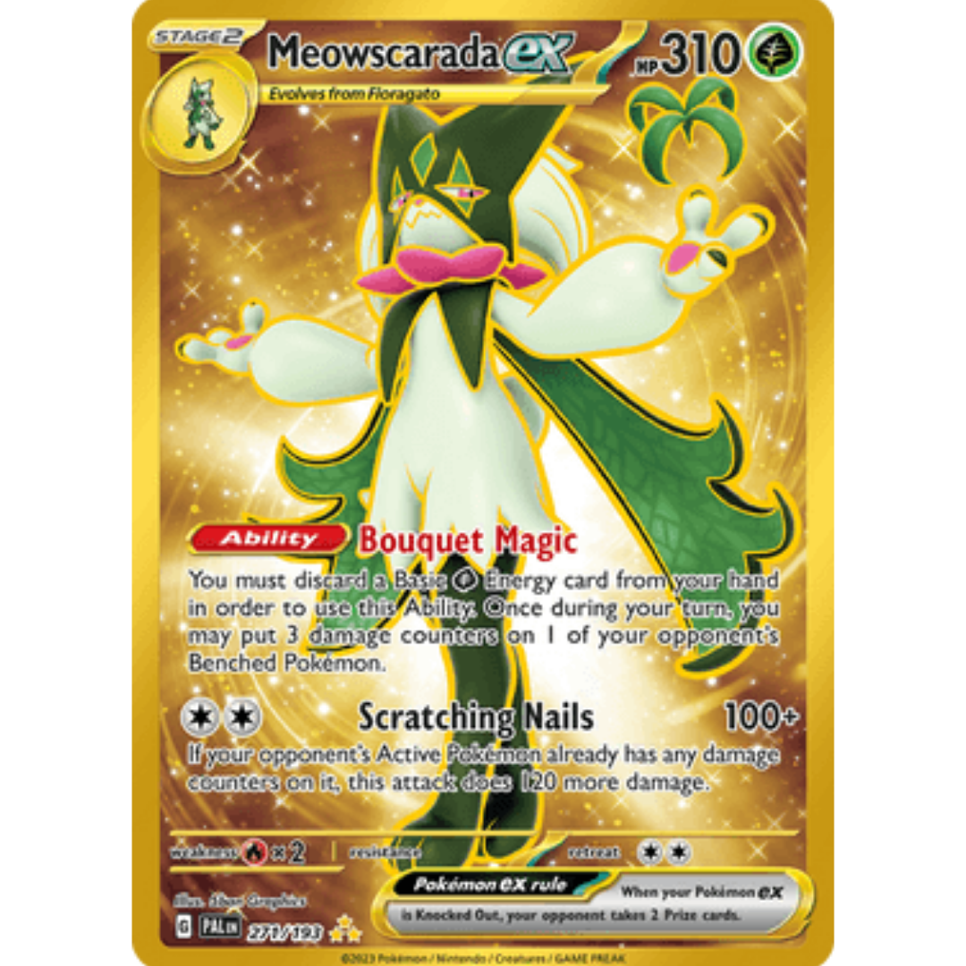 Meowscarada ex 271/193 - Holofoil SV02 Paldea Evolved - Hyper Rare