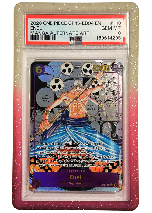 PSA 10 Enel (OP15-118) Alternate Art Manga