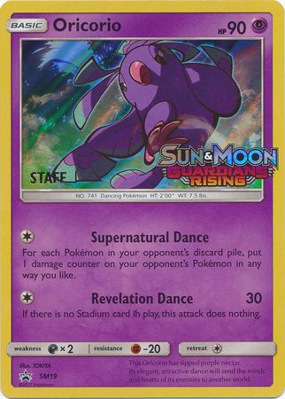 Oricorio - SM19 (Prerelease) [Staff]  - Holofoil SM Promos - Promo