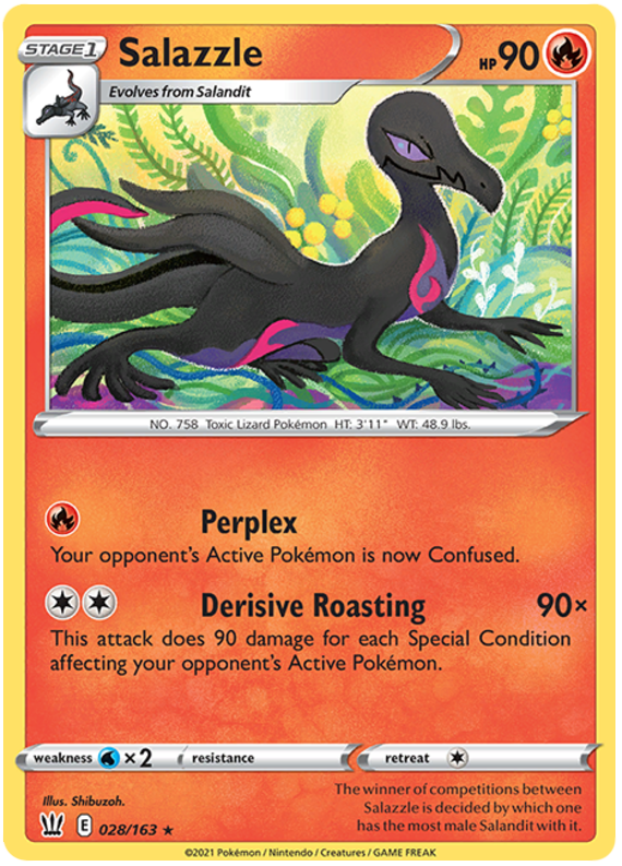 Salazzle 028  SWSH05 Battle Styles - Rare