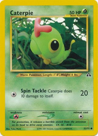 Caterpie 053  - Unlimited Neo Discovery - Common