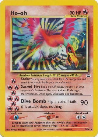 Ho-oh (7)  Neo Revelation - Holo Rare