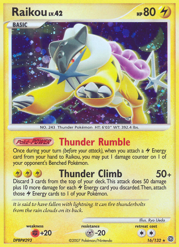 Raikou/132  - Holofoil Secret Wonders - Holo Rare