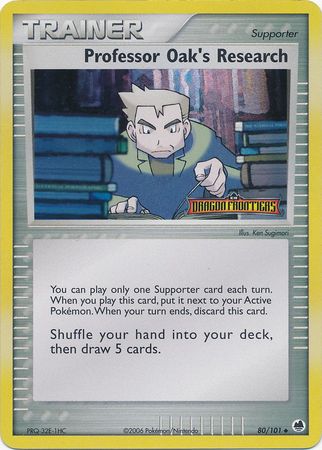 Professor Oak's Research  - Reverse Holofoil Dragon Frontiers - Uncommon