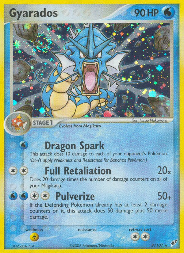 Gyarados  - Holofoil Deoxys - Holo Rare