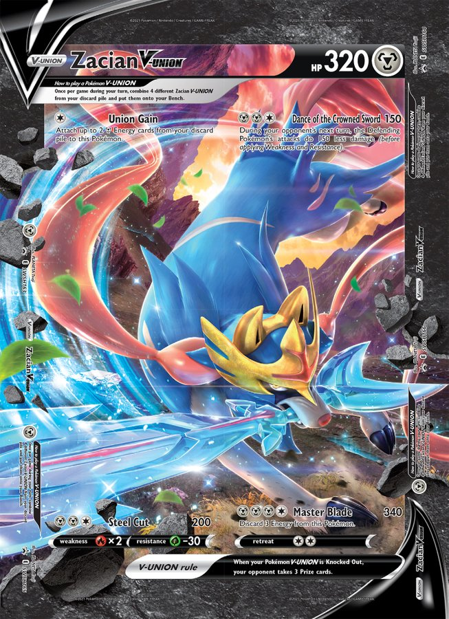 Zacian V-UNION  - Holofoil Jumbo Cards - Promo