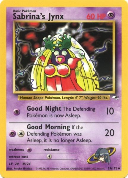Sabrina's Jynx 059  - Unlimited Gym Heroes - Uncommon