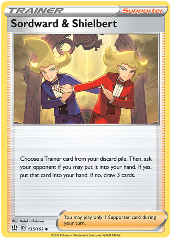 Sordward & Shielbert 135  SWSH05 Battle Styles - Uncommon