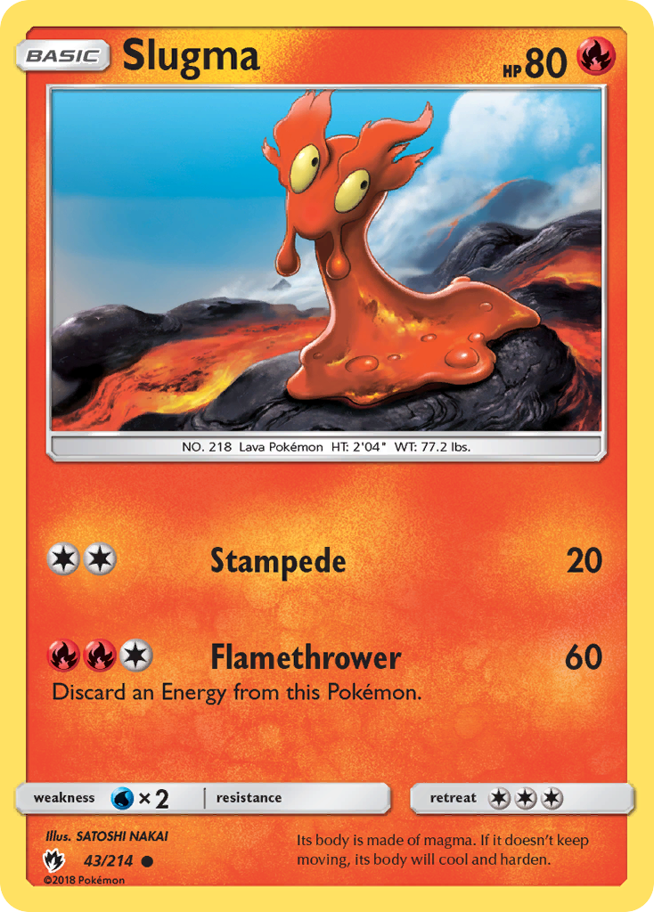 Slugma/214  SM  Lost Thunder - Common