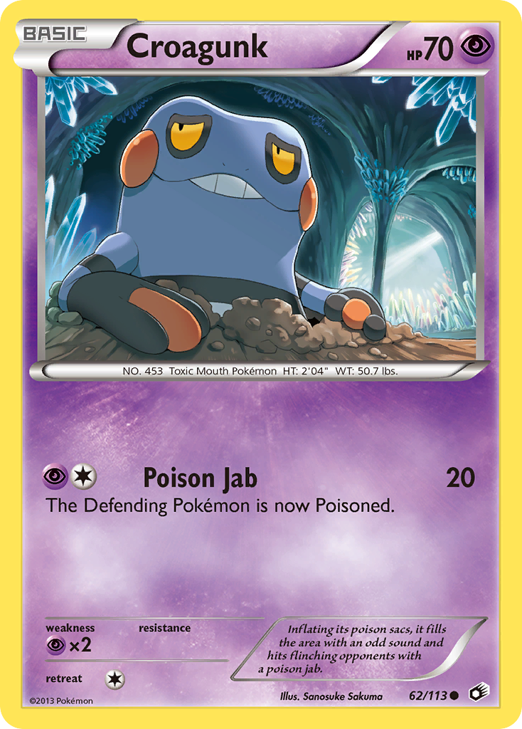 Croagunk  Legendary Treasures - Common