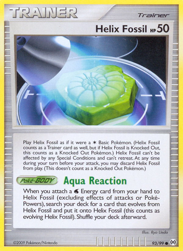 Helix Fossil 093  Arceus - Common