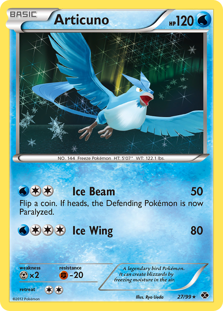Articuno 027  - Holofoil Next Destinies - Holo Rare