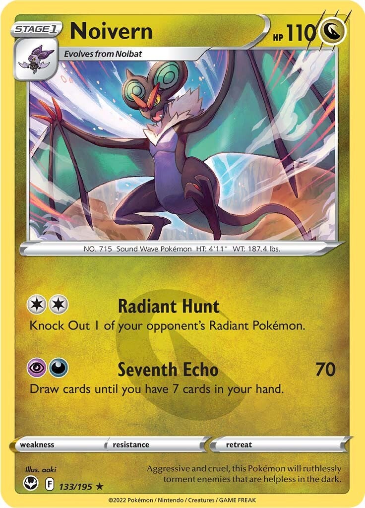 Noivern 133  SWSH12 Silver Tempest - Rare