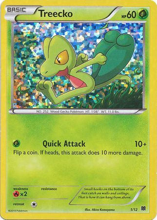 Treecko - 1/12/12  - Holofoil McDonalds Promos 2015 - Promo