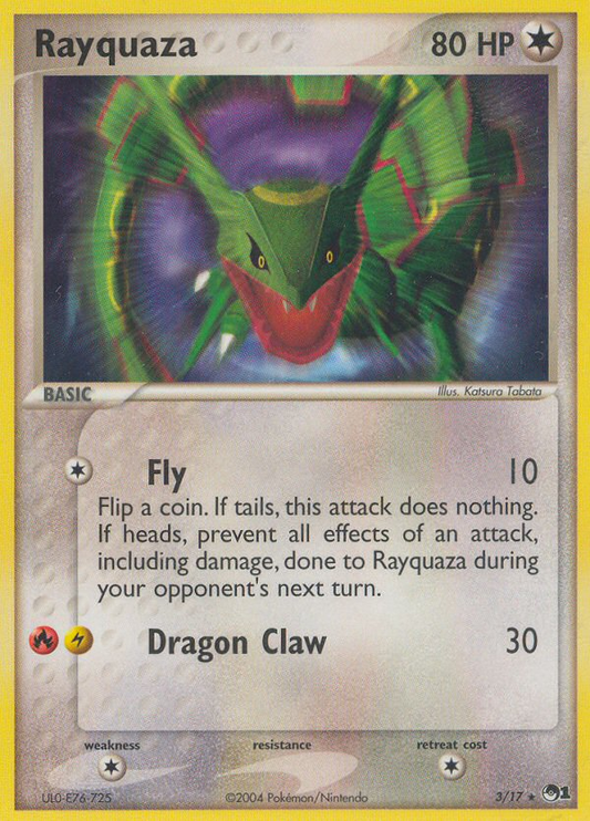 Rayquaza 003  POP Series 1 - Rare