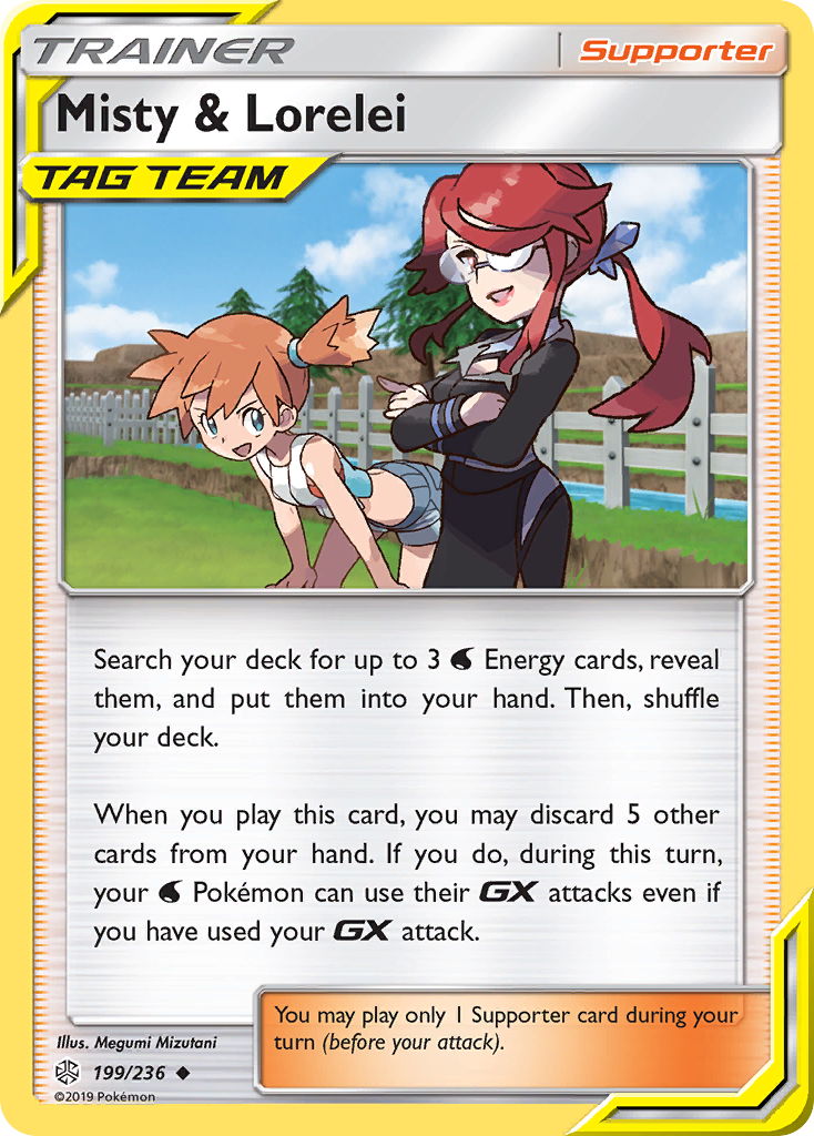 Misty & Lorelei 199  SM  Cosmic Eclipse - Uncommon