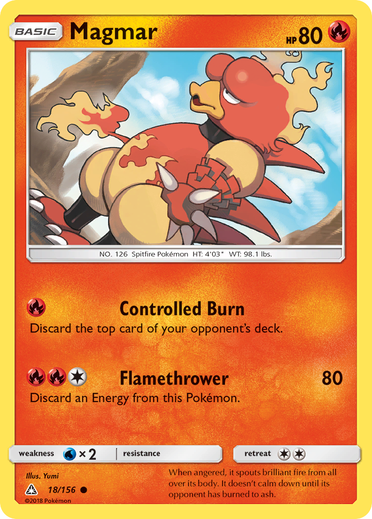 Magmar 018  SM  Ultra Prism - Common