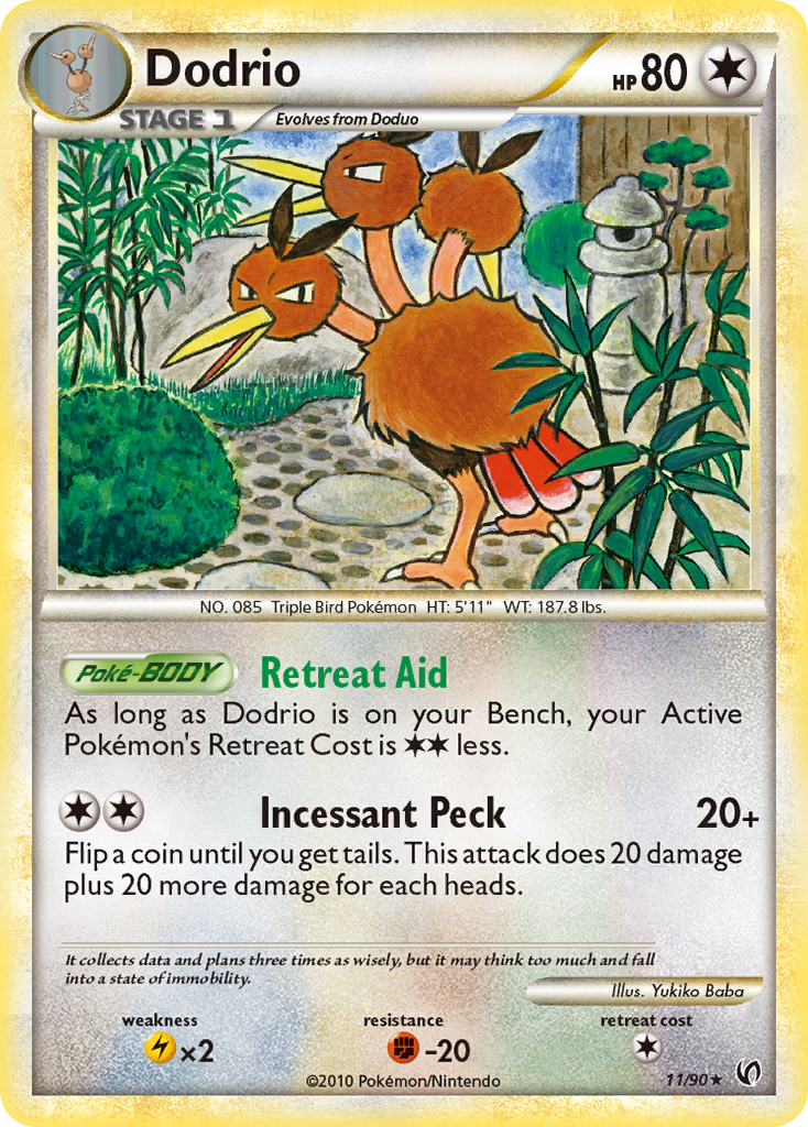 Dodrio  Undaunted - Rare