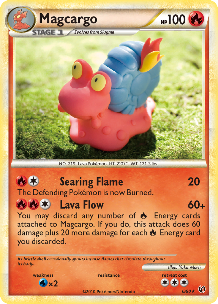 Magcargo  - Holofoil Undaunted - Holo Rare