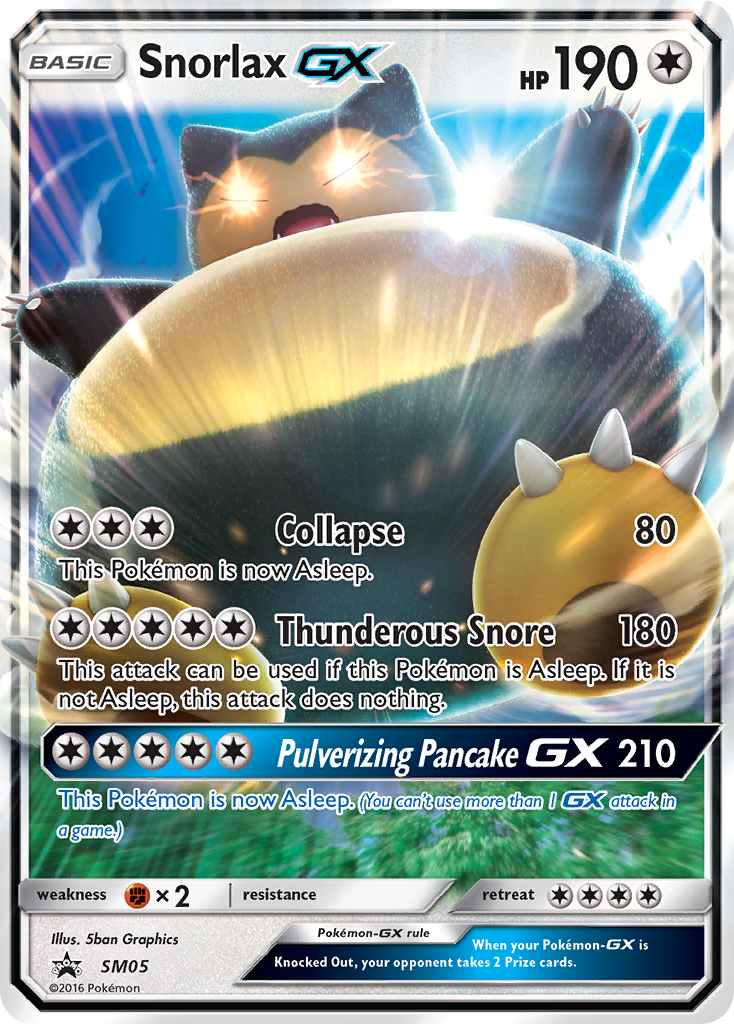 Snorlax GX SM05  - Holofoil SM Promos - Promo
